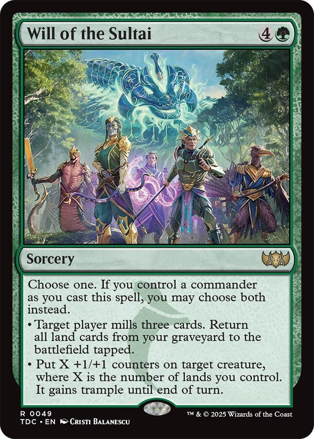 Will of the Sultai [TDC - 49]
