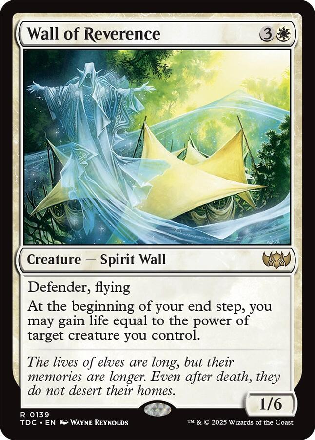 Wall of Reverence [TDC - 139]