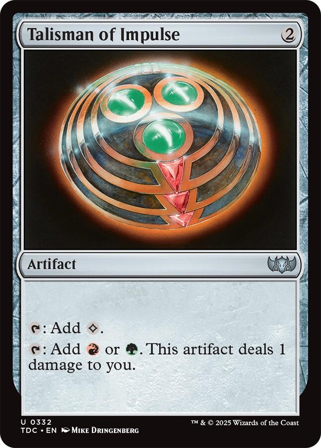 Talisman of Impulse [TDC - 332]