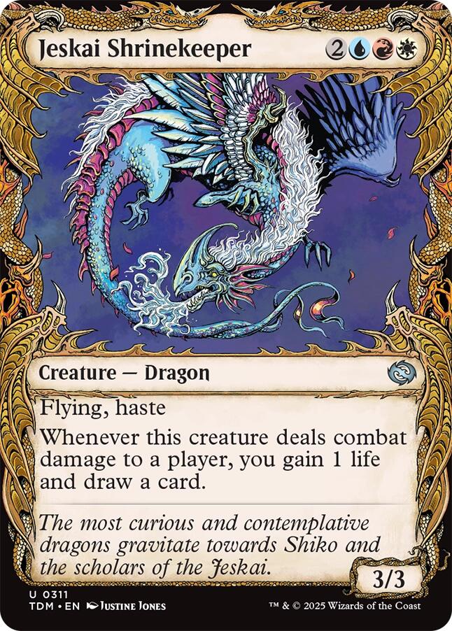 Jeskai Shrinekeeper (Showcase) [TDM - 311]