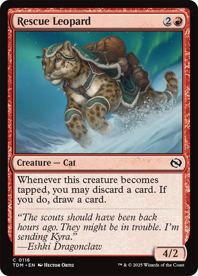 Rescue Leopard [TDM - 116]