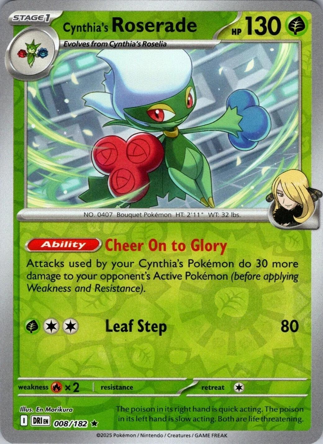 Cynthia's Roserade [DRI - 008/182]