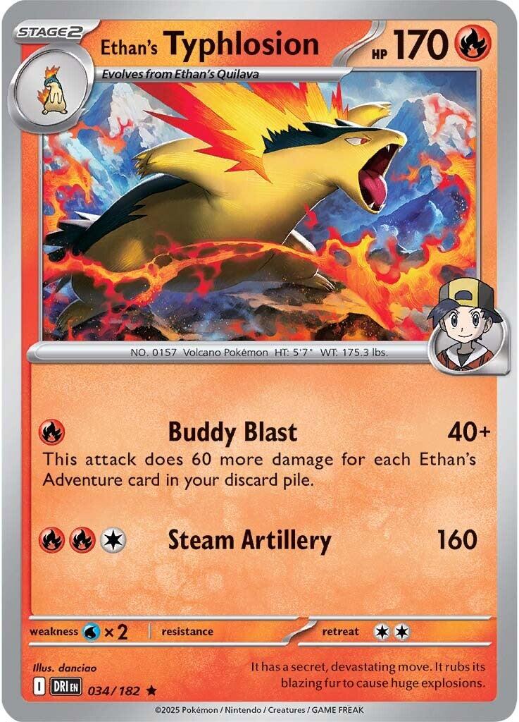 Ethan's Typhlosion [DRI - 034/182]