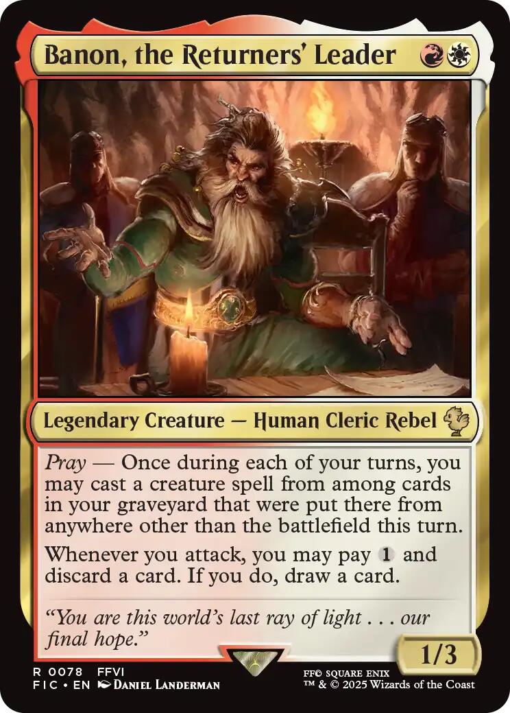 Banon, the Returners' Leader [FIC - 78]