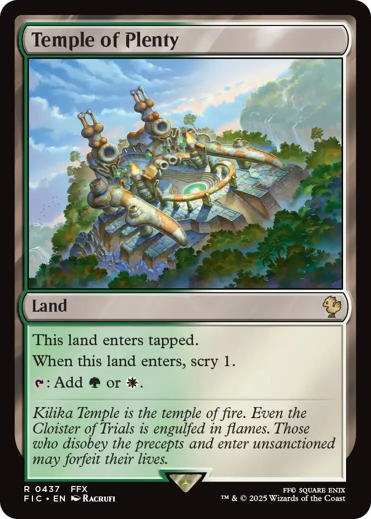 Temple of Plenty [FIC - 437]