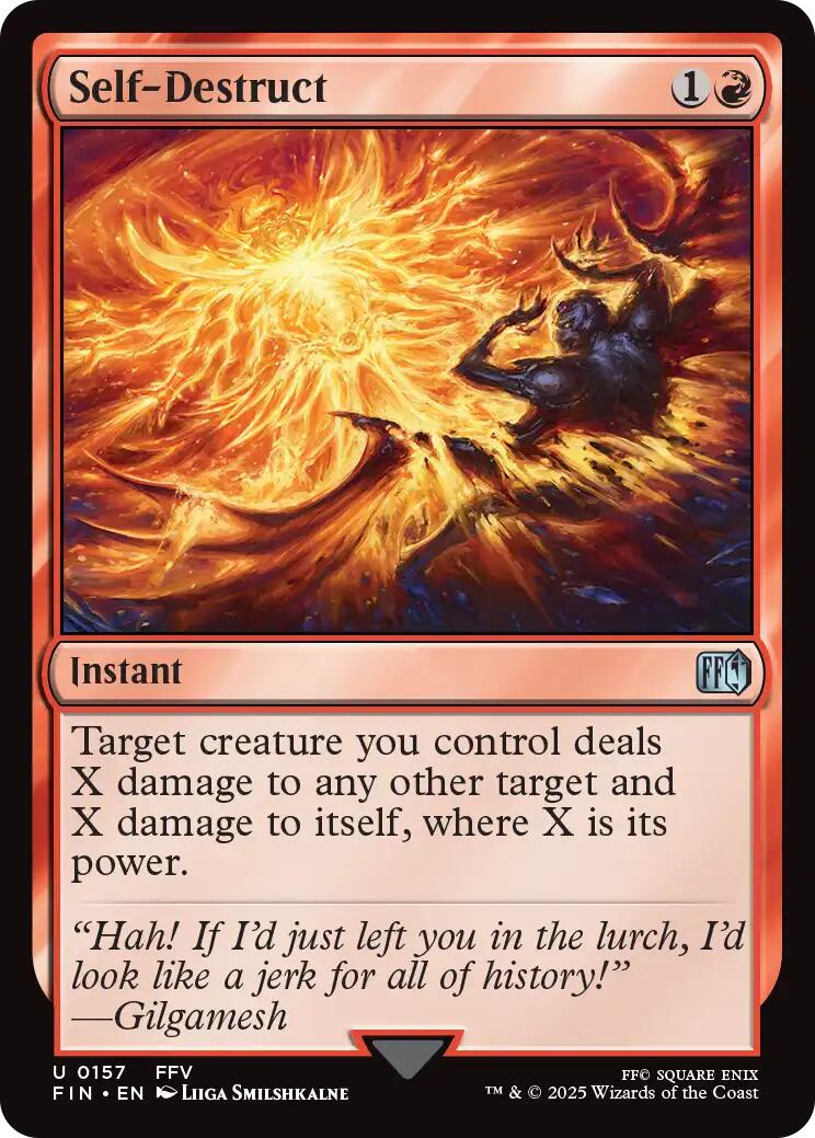 Self-Destruct [FIN - 157]