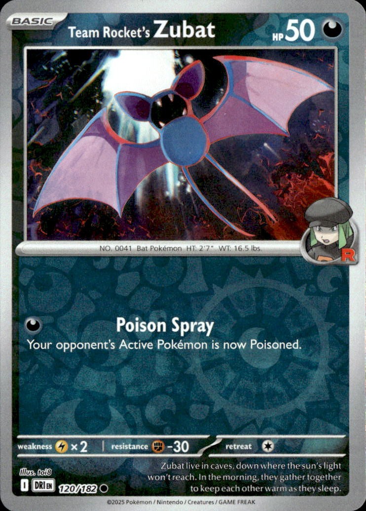 Team Rocket's Zubat [DRI - 120/182]