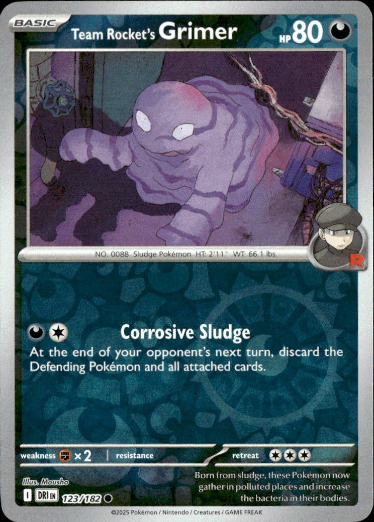 Team Rocket's Grimer [DRI - 123/182]