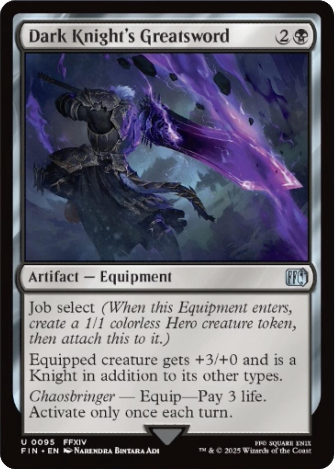 Dark Knight's Greatsword [FIN - 95]