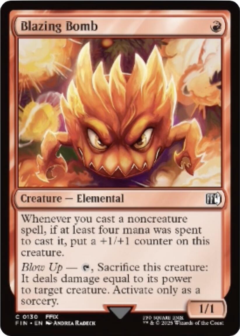 Blazing Bomb [FIN - 130]