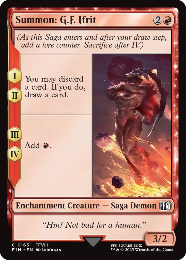 Summon: G.F. Ifrit [FIN - 163]