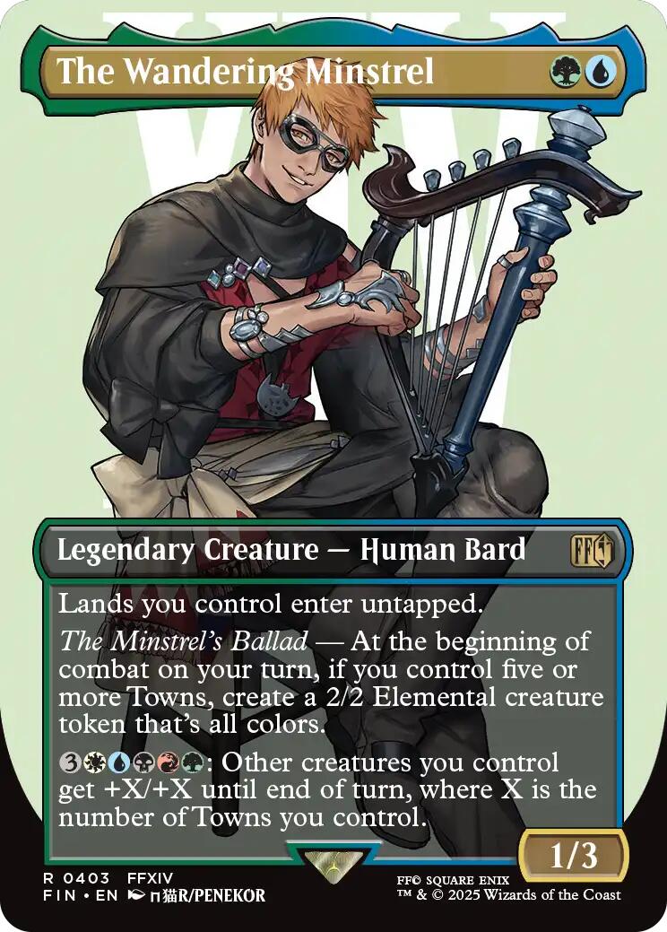 The Wandering Minstrel (Borderless) [FIN - 403]