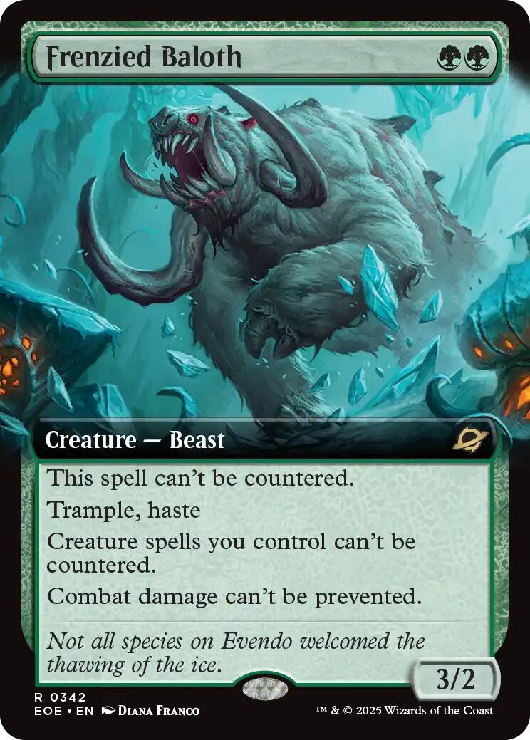 Frenzied Baloth (Extended Art) [EOE - 342]