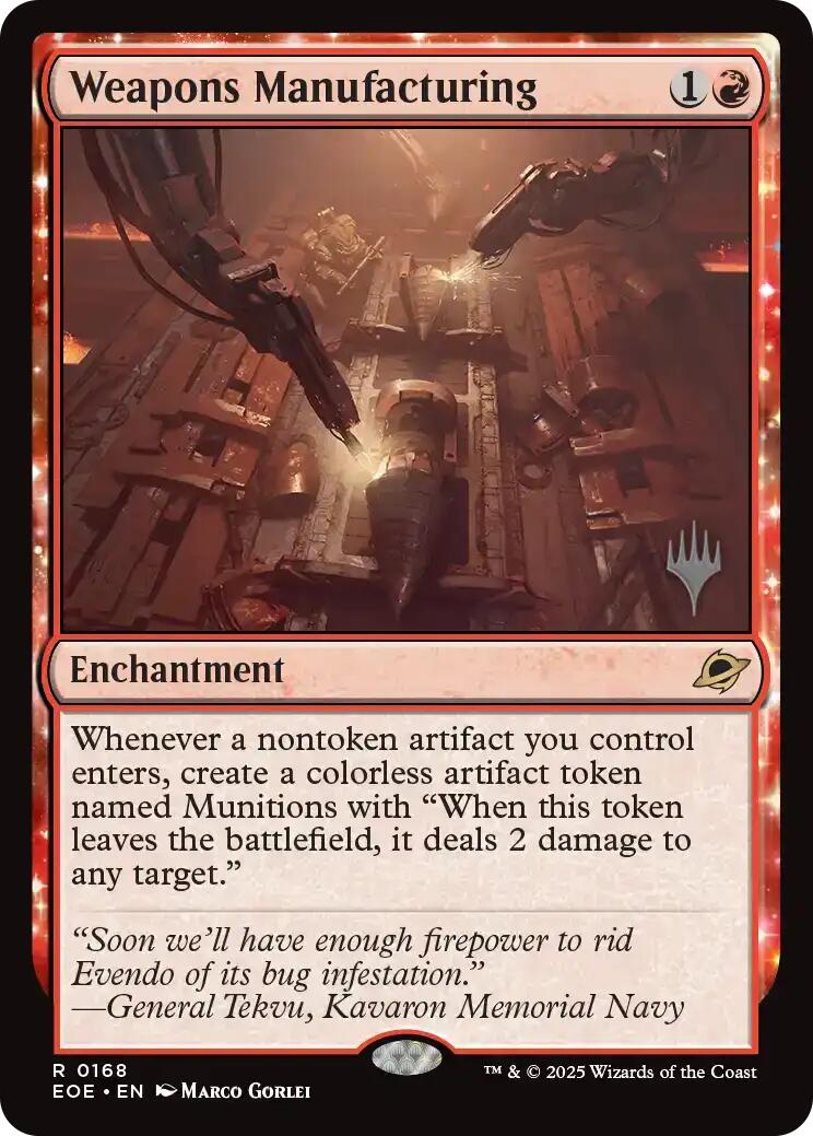 Weapons Manufacturing [PPEOE - 168]