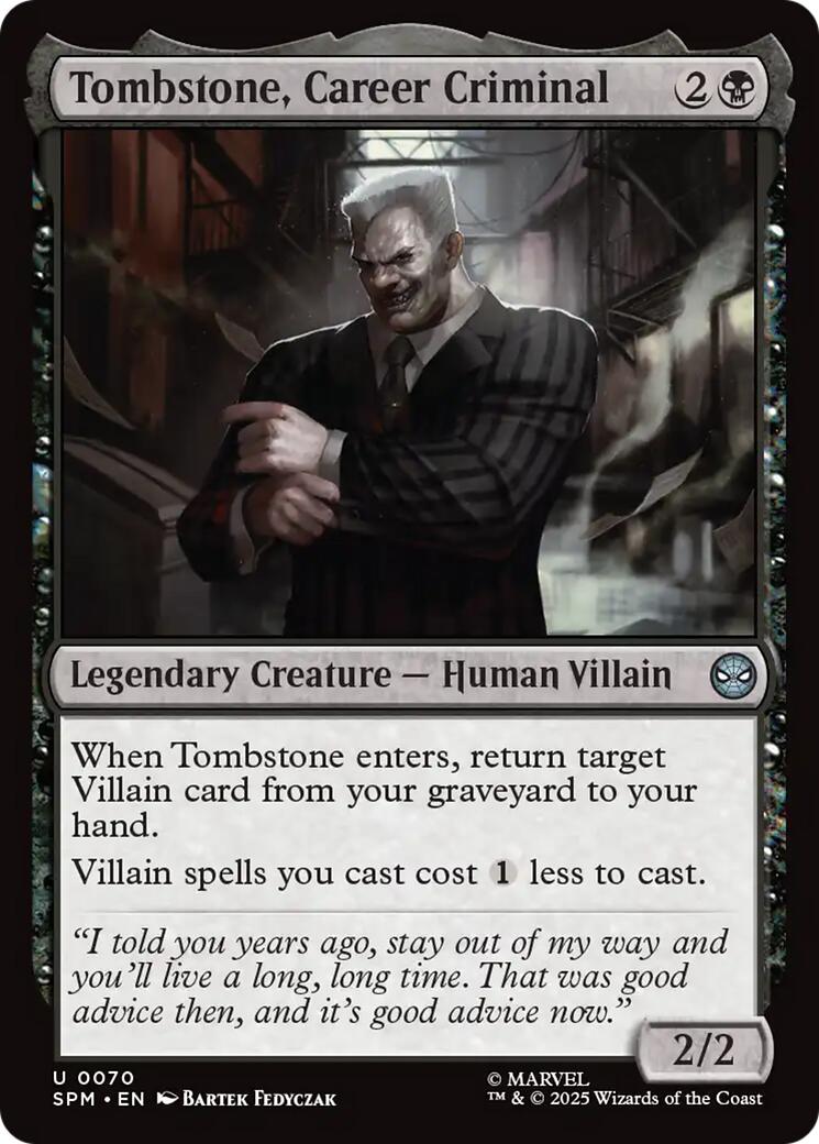 Tombstone, Career Criminal [SPM - 70]