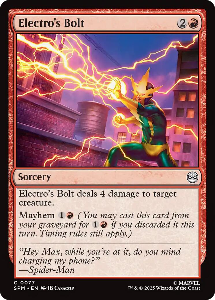 Electro's Bolt [SPM - 77]