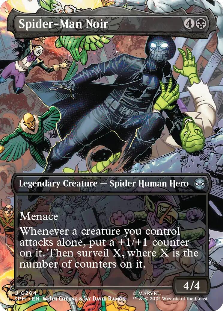 Spider-Man Noir (Borderless) [SPM - 204]