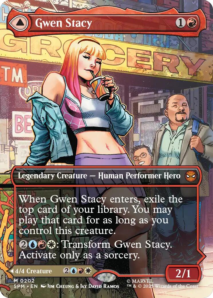 Gwen Stacy (0202) (Borderless) [SPM - 202]