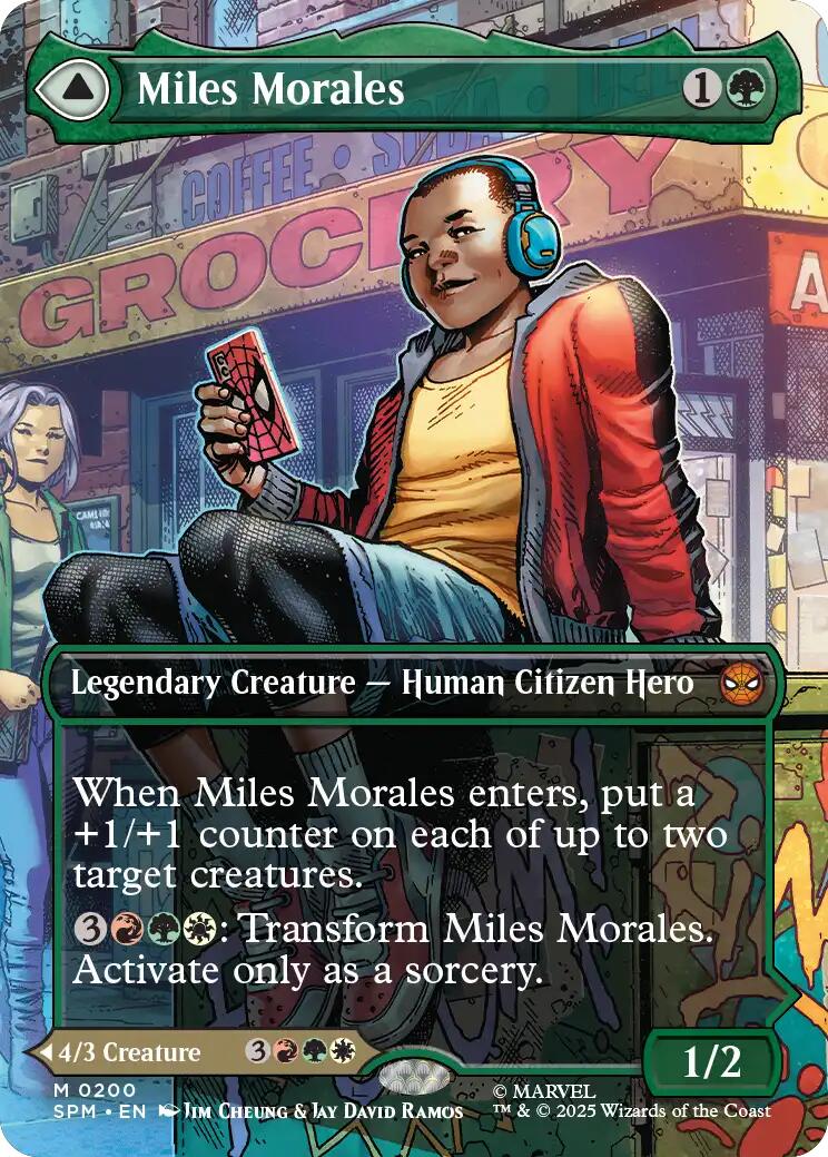 Miles Morales (0200) (Borderless) [SPM - 200]