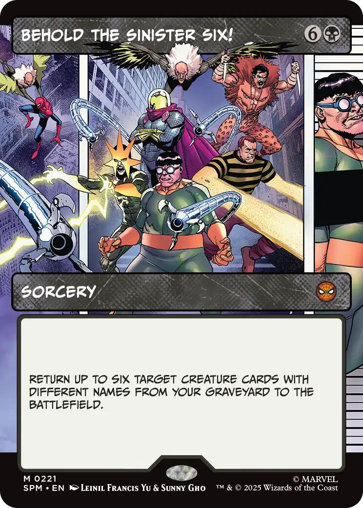Behold the Sinister Six! (Borderless) [SPM - 221]
