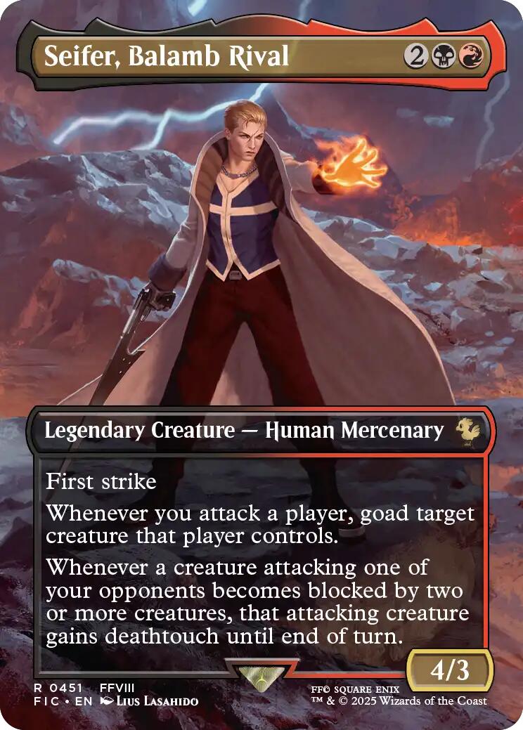 Seifer, Balamb Rival (Borderless) [FIC - 451]