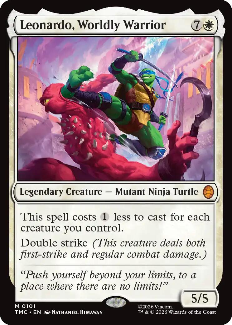 Leonardo, Worldly Warrior [TMC - 101]