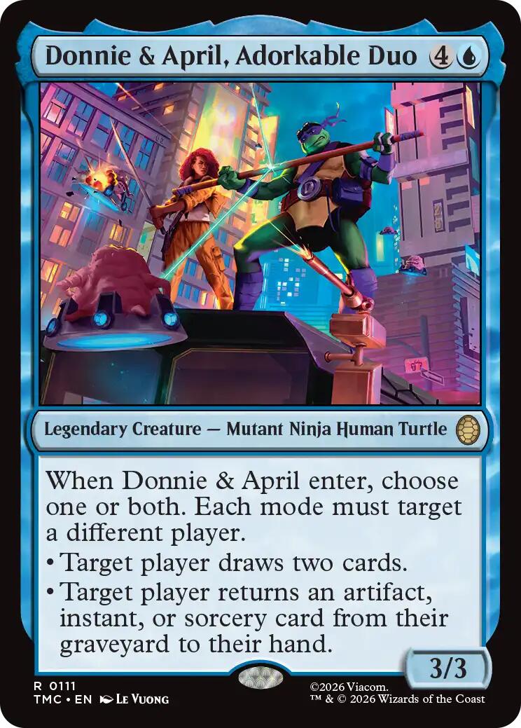 Donnie & April, Adorkable Duo [TMC - 111]