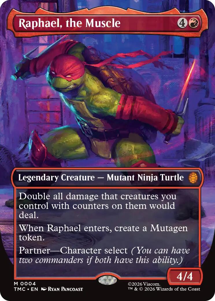 Raphael, the Muscle (0004) (Borderless) [TMC - 4]