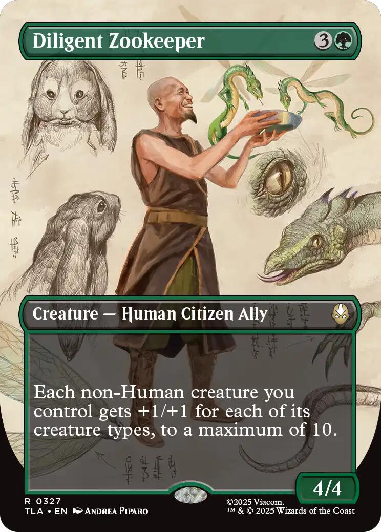 Diligent Zookeeper (Borderless) [TLA - 327]