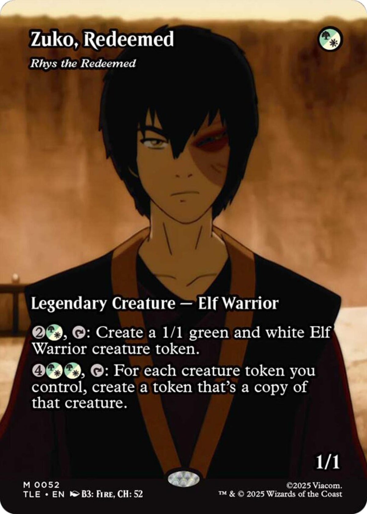 Zuko, Redeemed - Rhys the Redeemed (Borderless) [TLE - 52]