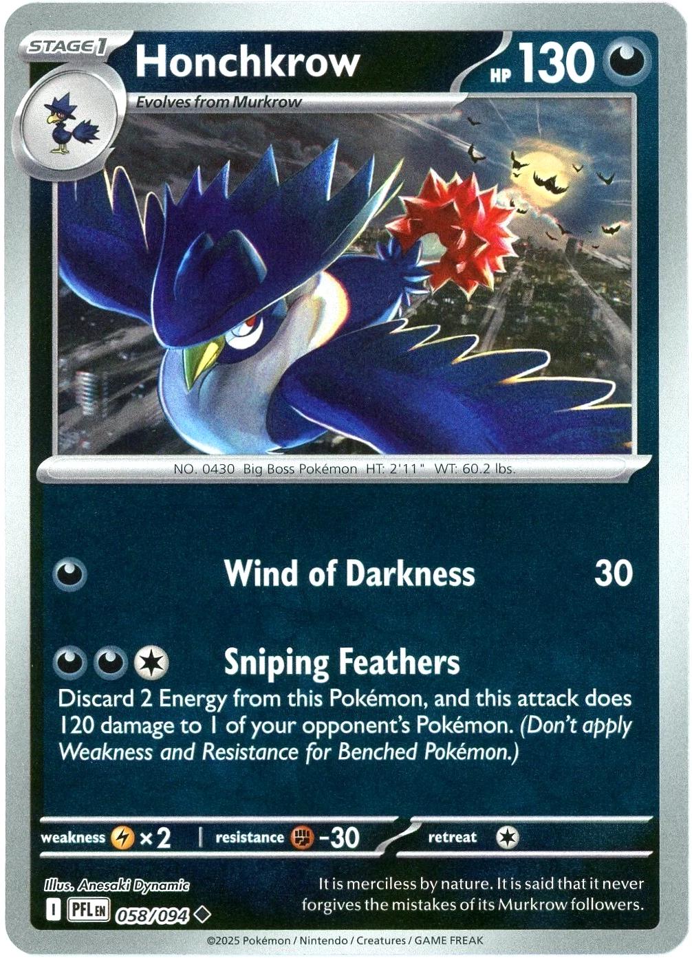 Honchkrow [PFL - 058/094]