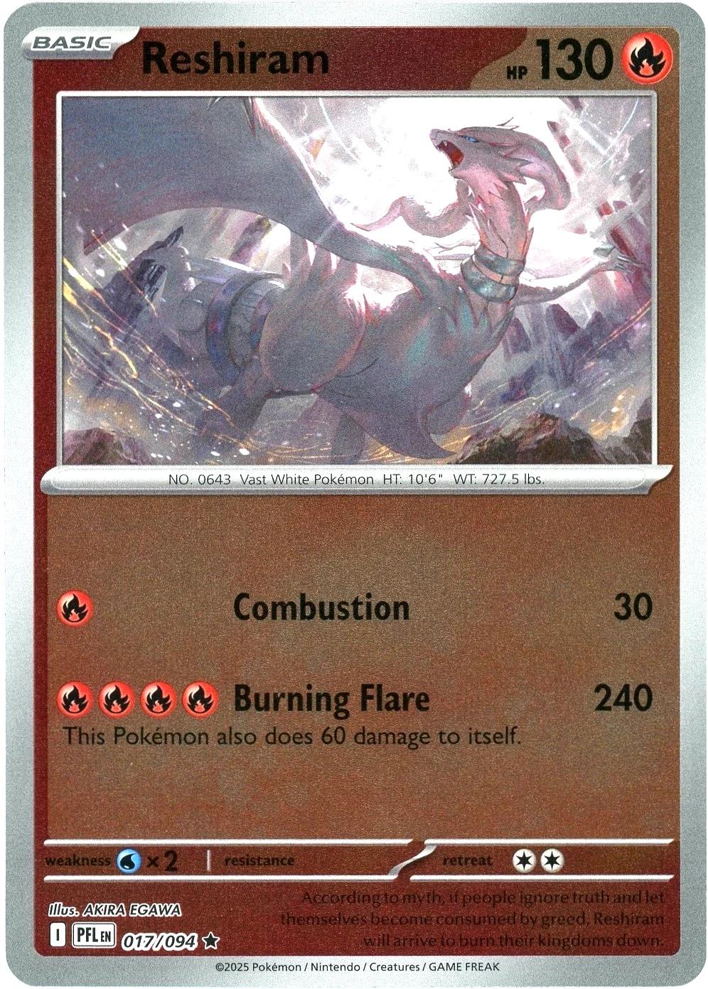 Reshiram [PFL - 017/094]