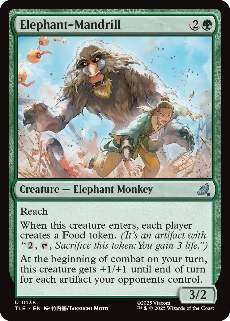 Elephant-Mandrill [TLE - 138]