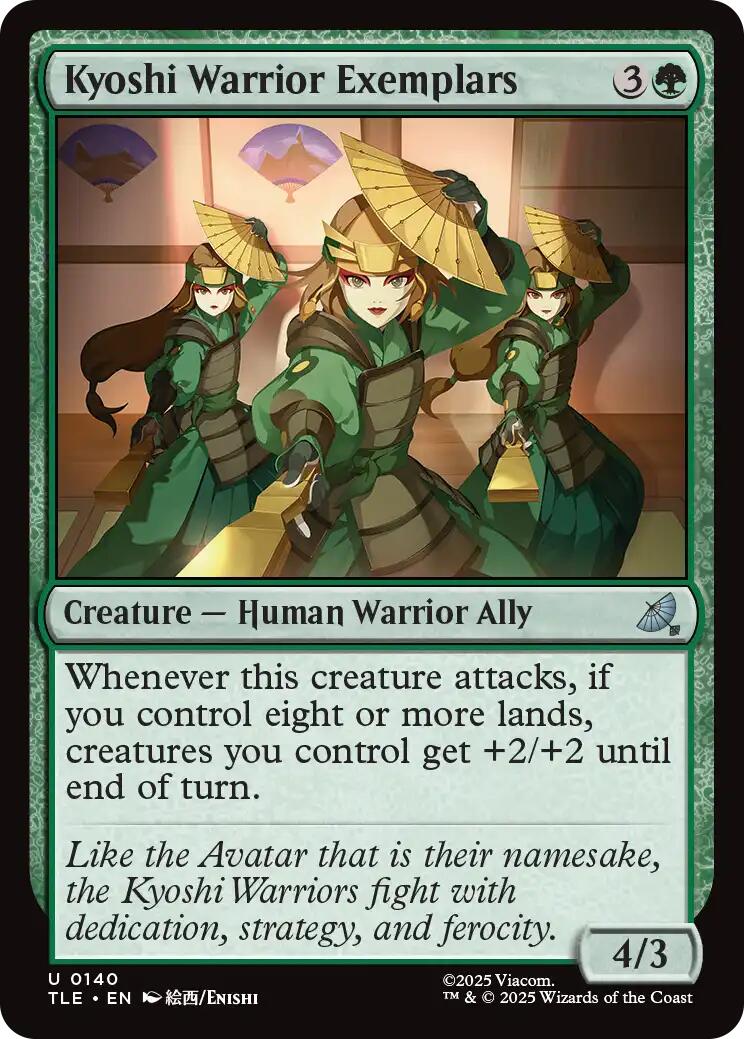 Kyoshi Warrior Exemplars [TLE - 140]