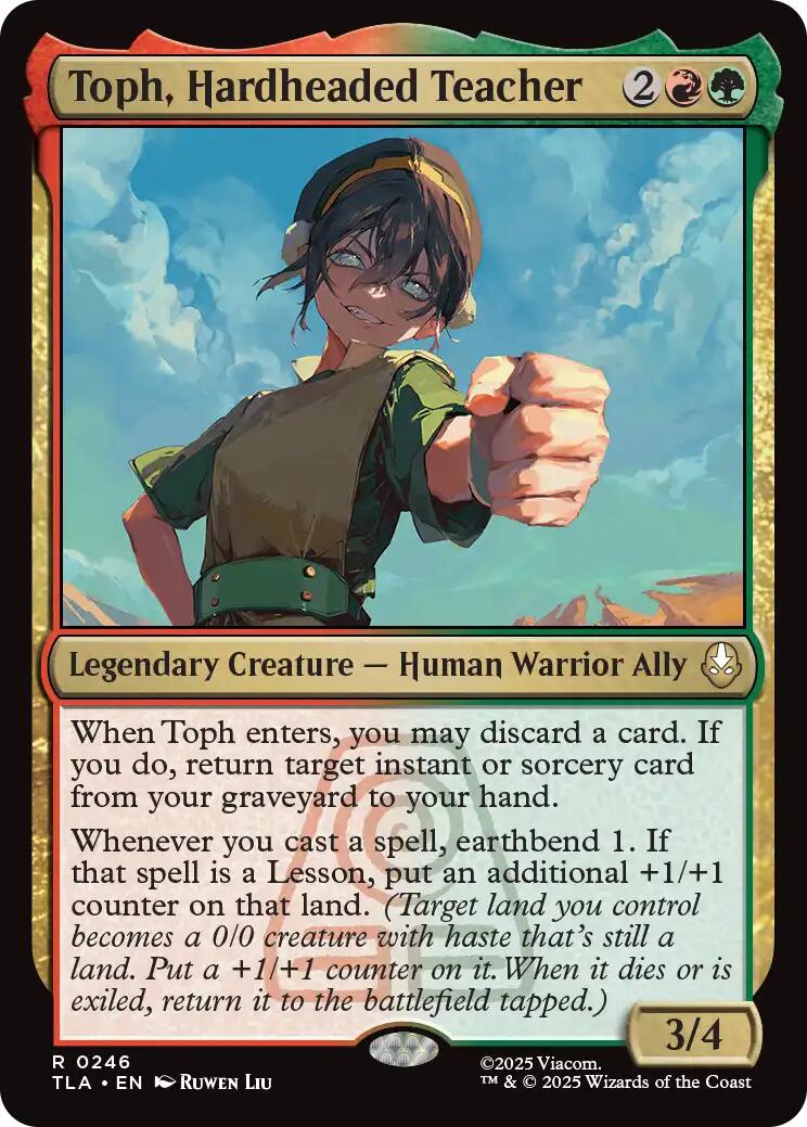 Toph, Hardheaded Teacher [TLA - 246]