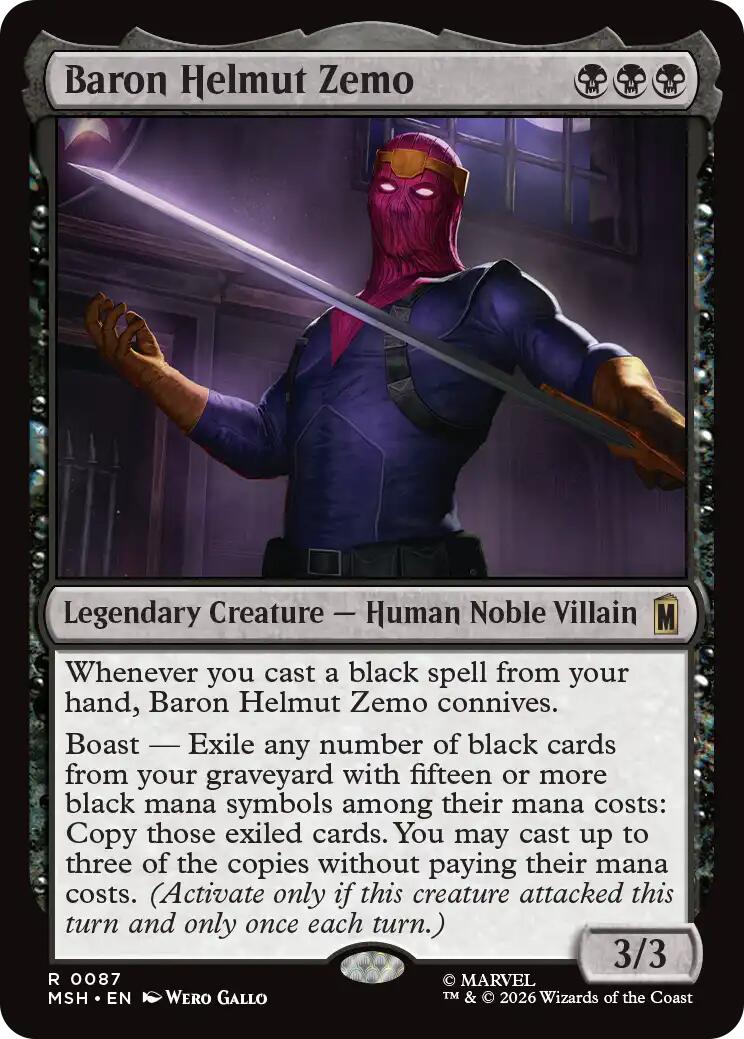 Baron Helmut Zemo [MSH - 87]