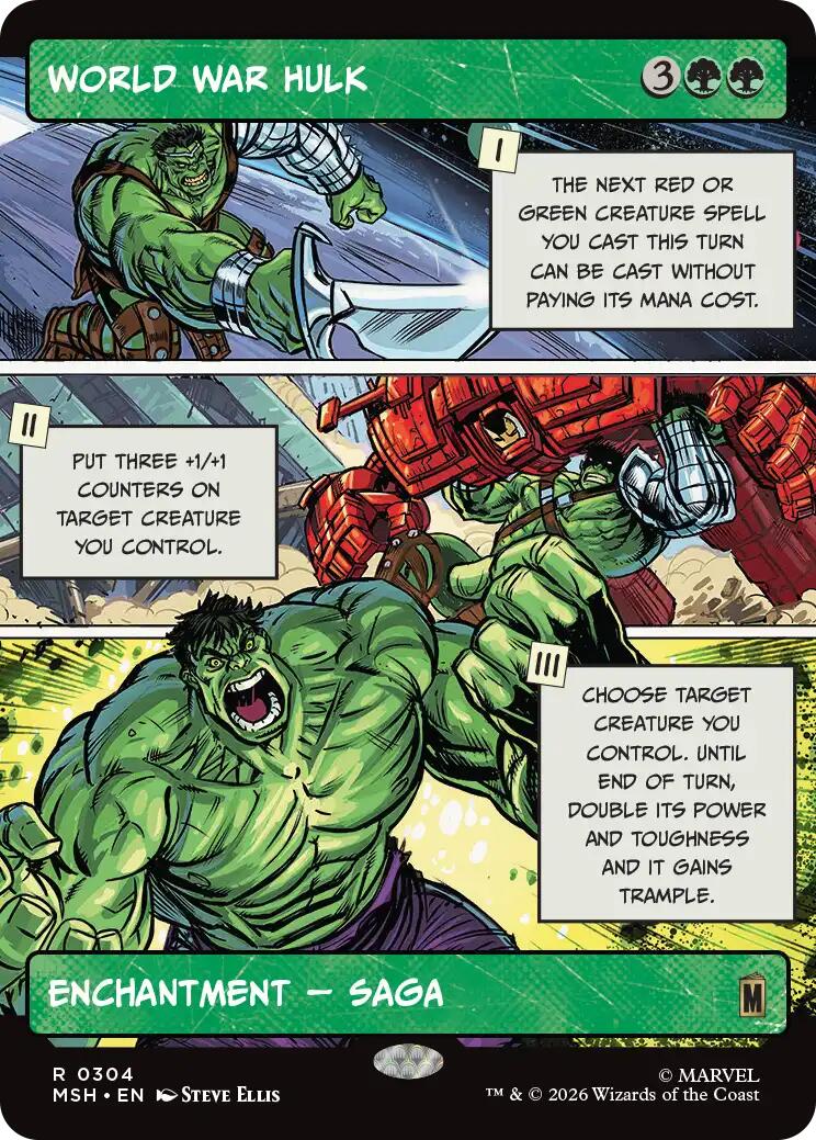 World War Hulk (Borderless) [MSH - 304]