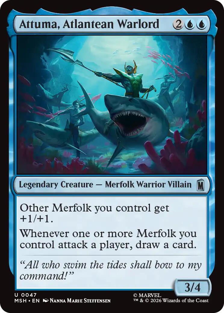 Attuma, Atlantean Warlord [MSH - 47]