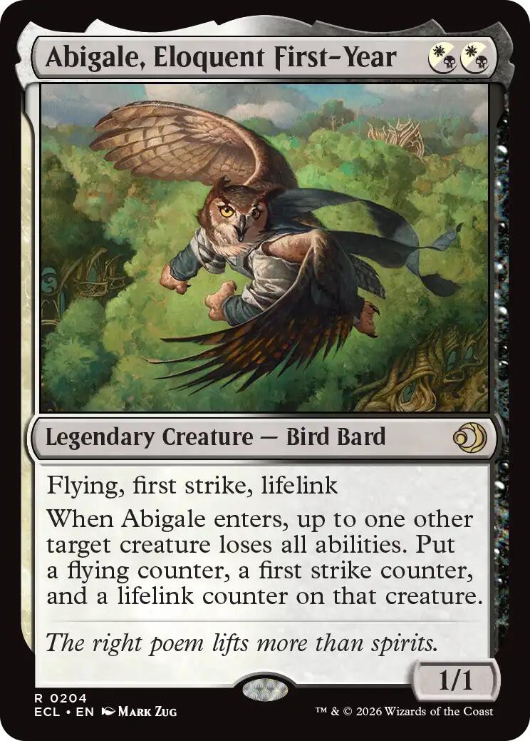 Abigale, Eloquent First-Year [ECL - 204]
