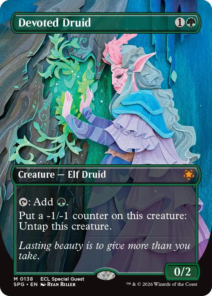 Devoted Druid (Borderless) [SPG - 138]