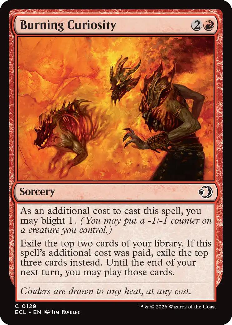 Burning Curiosity [ECL - 129]