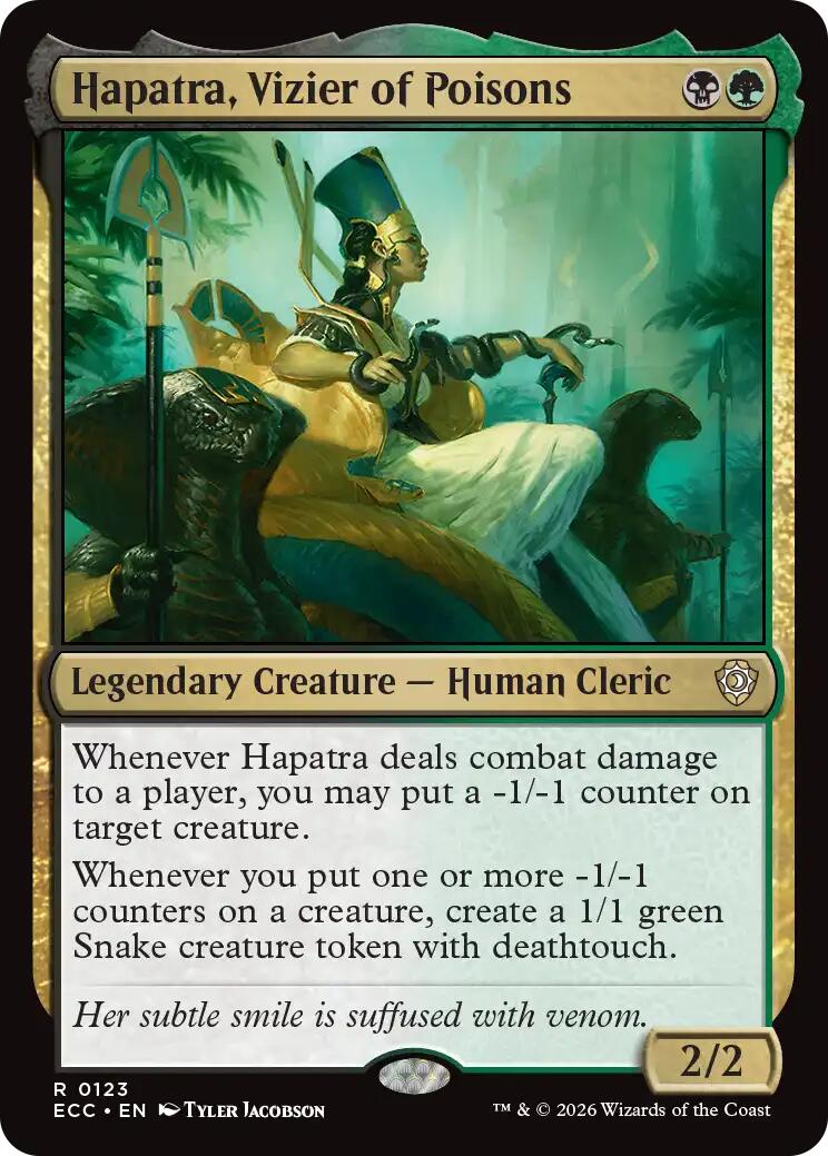 Hapatra, Vizier of Poisons [ECC - 123]