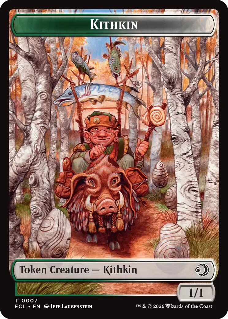 Kithkin // Treasure Double-Sided Token [ECL - 7 // 10]