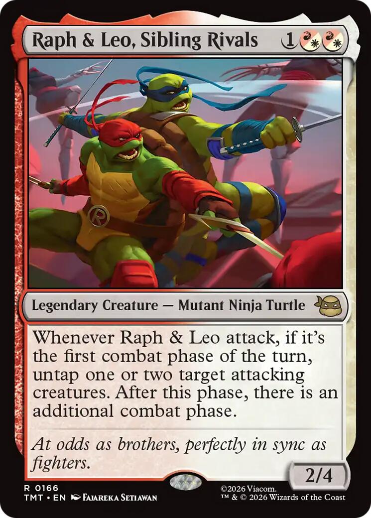 Raph & Leo, Sibling Rivals [TMT - 166]