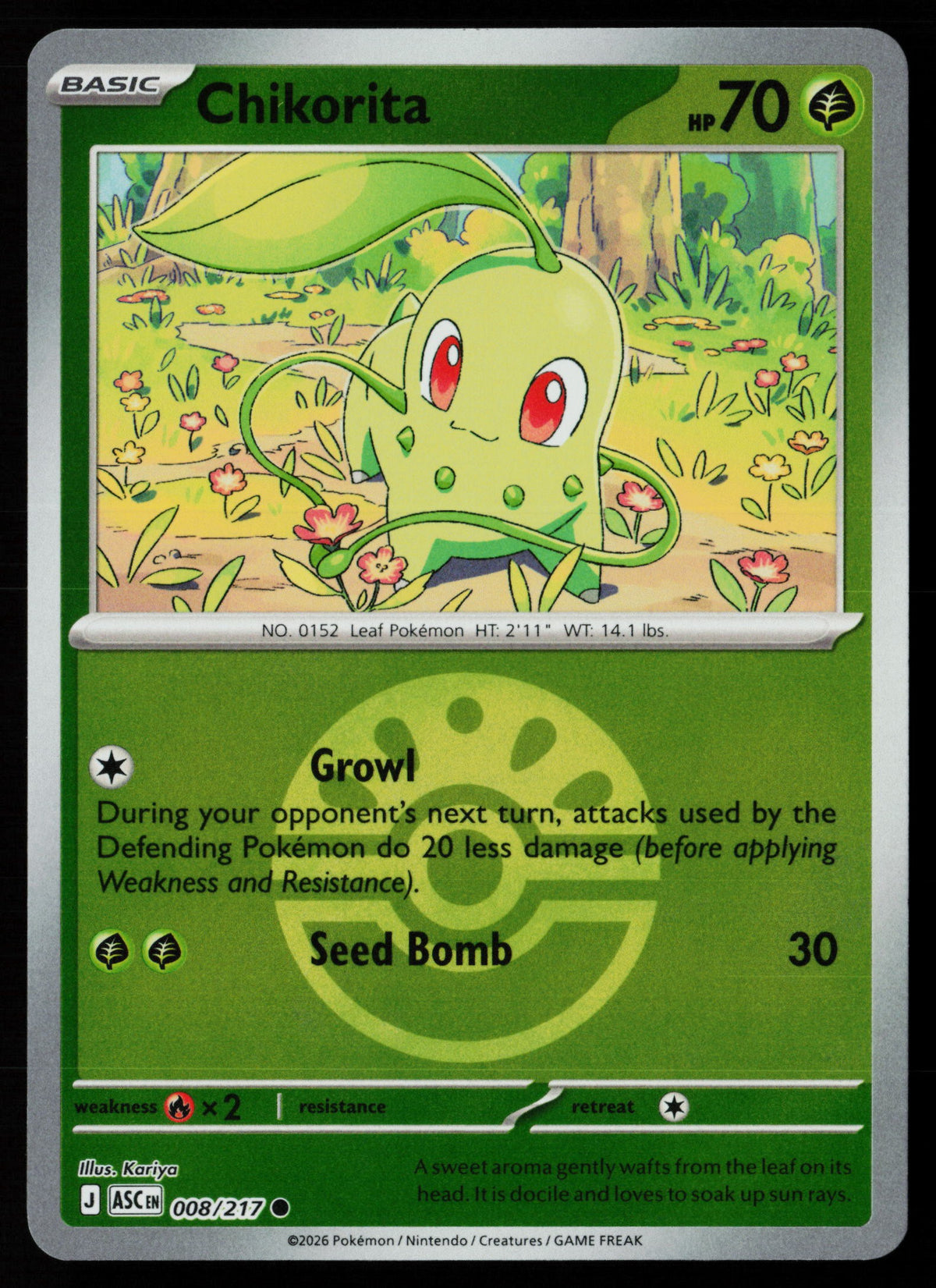 Chikorita (Friend Ball) [ASC - 008/217]