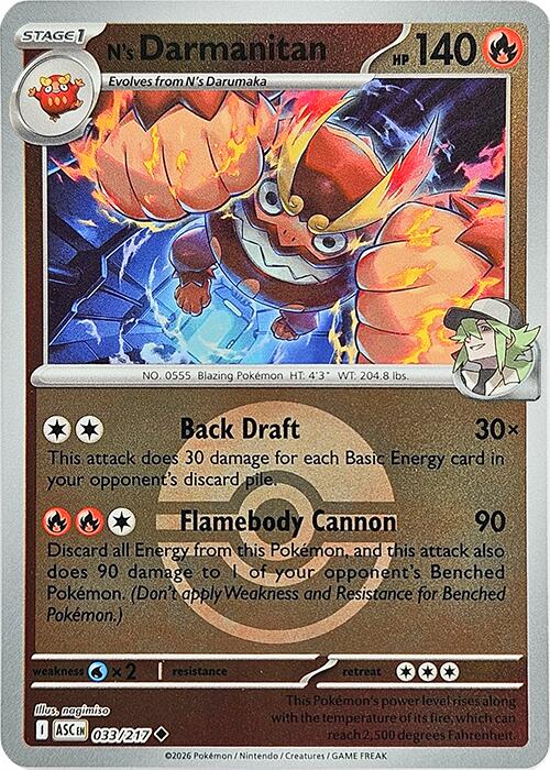 N's Darmanitan (Poke Ball) [ASC - 033/217]