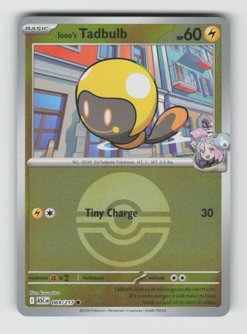 Iono's Tadbulb (Poke Ball) [ASC - 069/217]