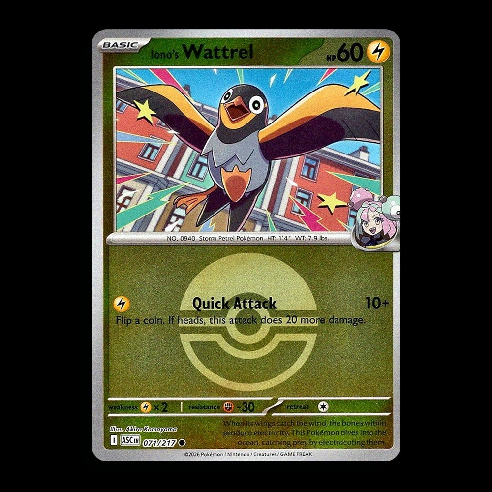 Iono's Wattrel - 071/217 (Poke Ball) [ASC]