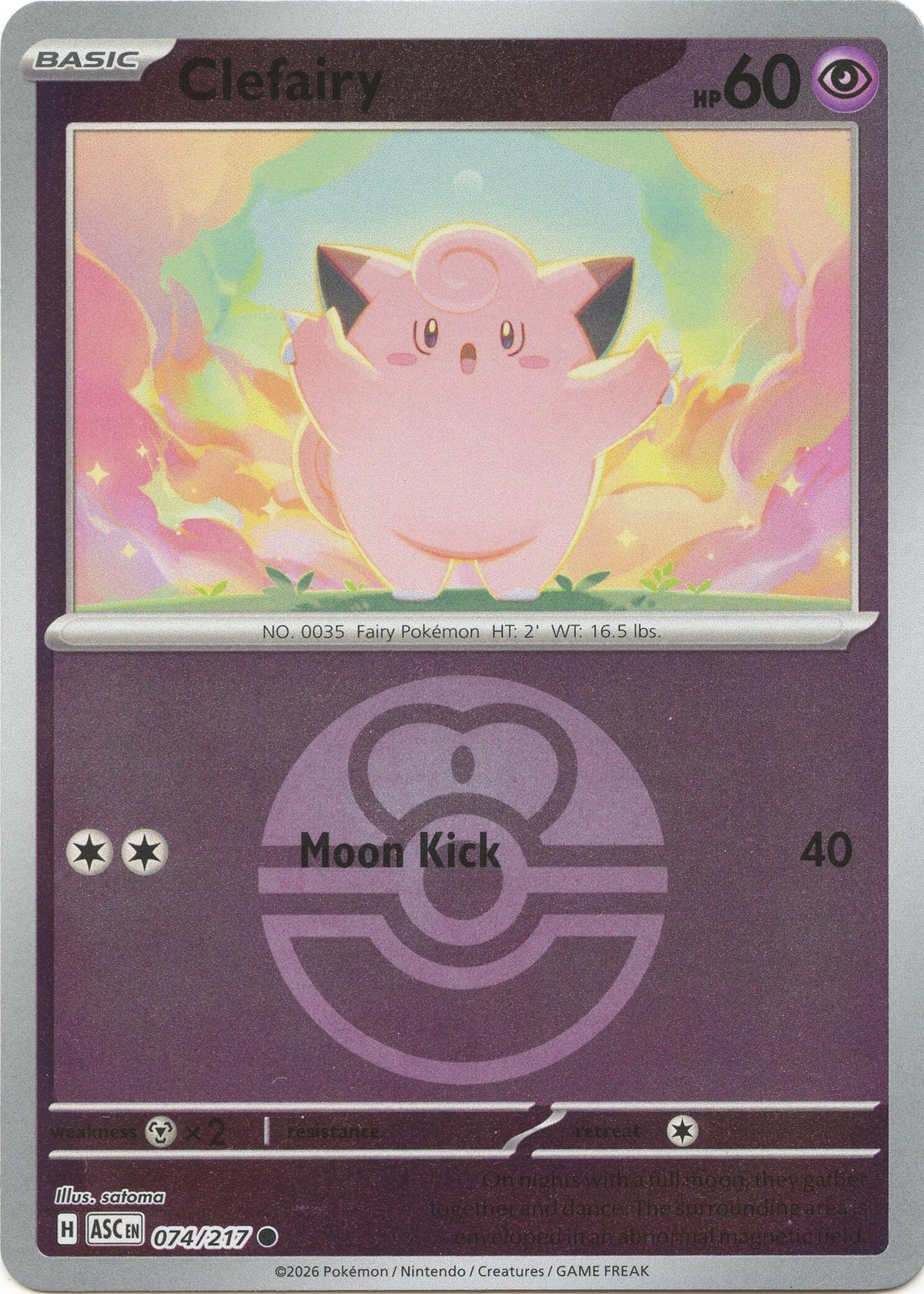 Clefairy (Love Ball) [ASC - 074/217]