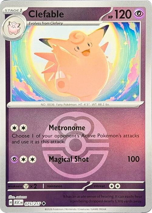 Clefable (Love Ball) [ASC - 075/217]